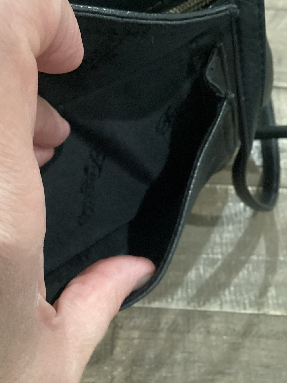 Fossil Black Leather Crossbody Shoulder Bag - Picture 7 of 7